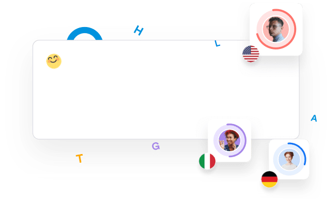 GTH Translation multilingual chat interface